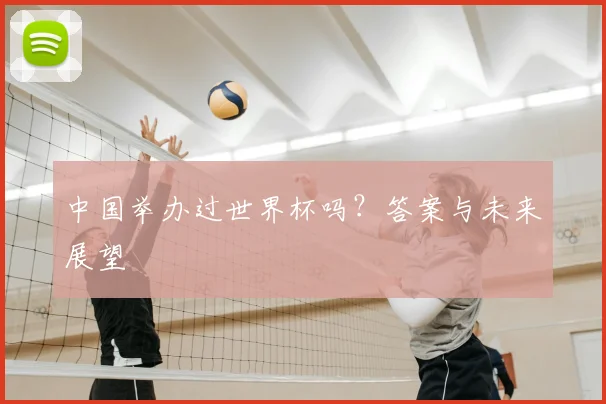 中国举办过世界杯吗?答案与未来展望